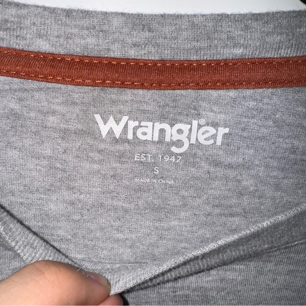 Wrangler Gray Texas Longhorns Short Sleeve Tee - Picture 5 of 6
